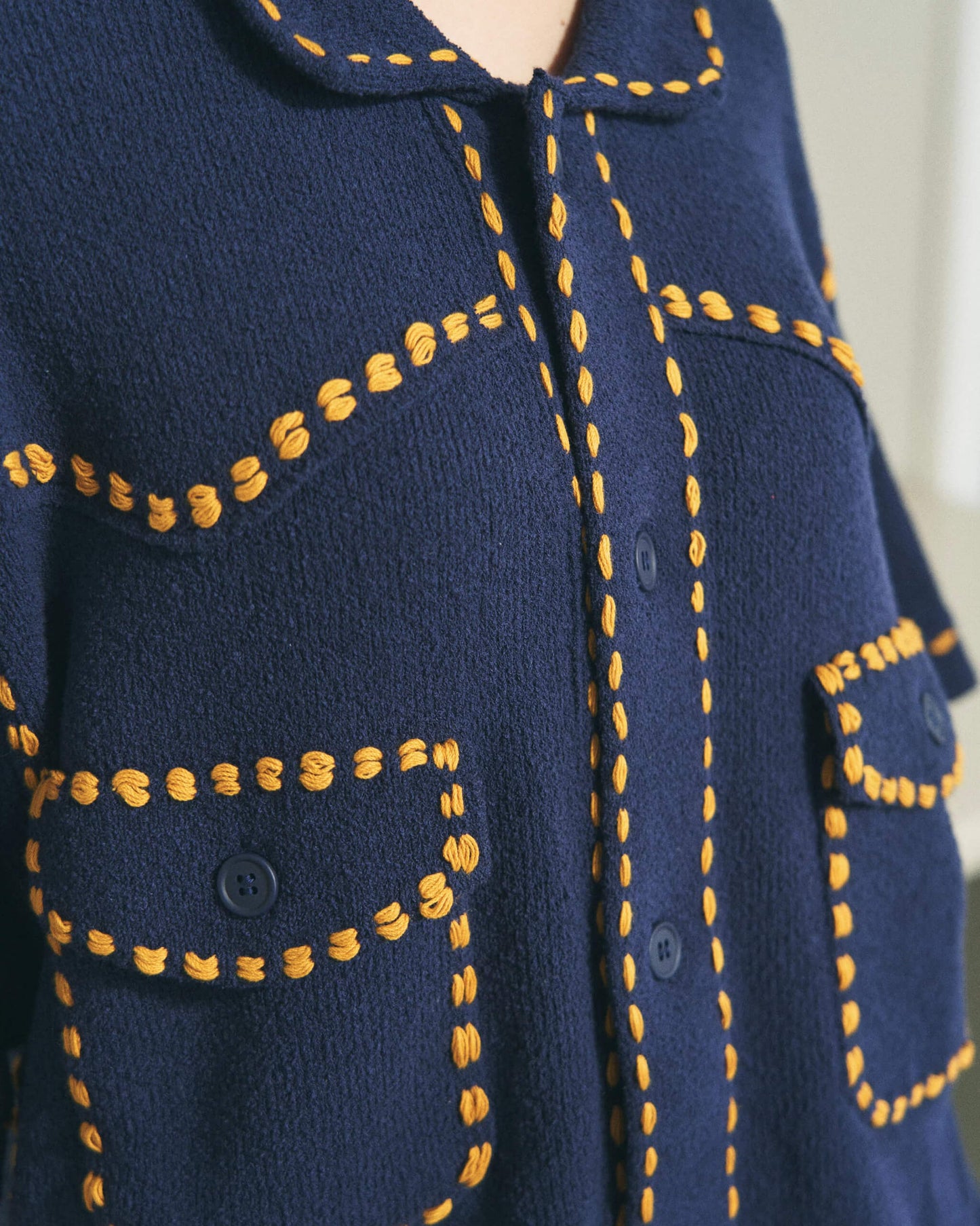 SUMMER PG1 WESTERN SHIRT "NAVY"