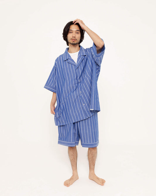"summer jumbo" #cotton_linen_stripe "blue"