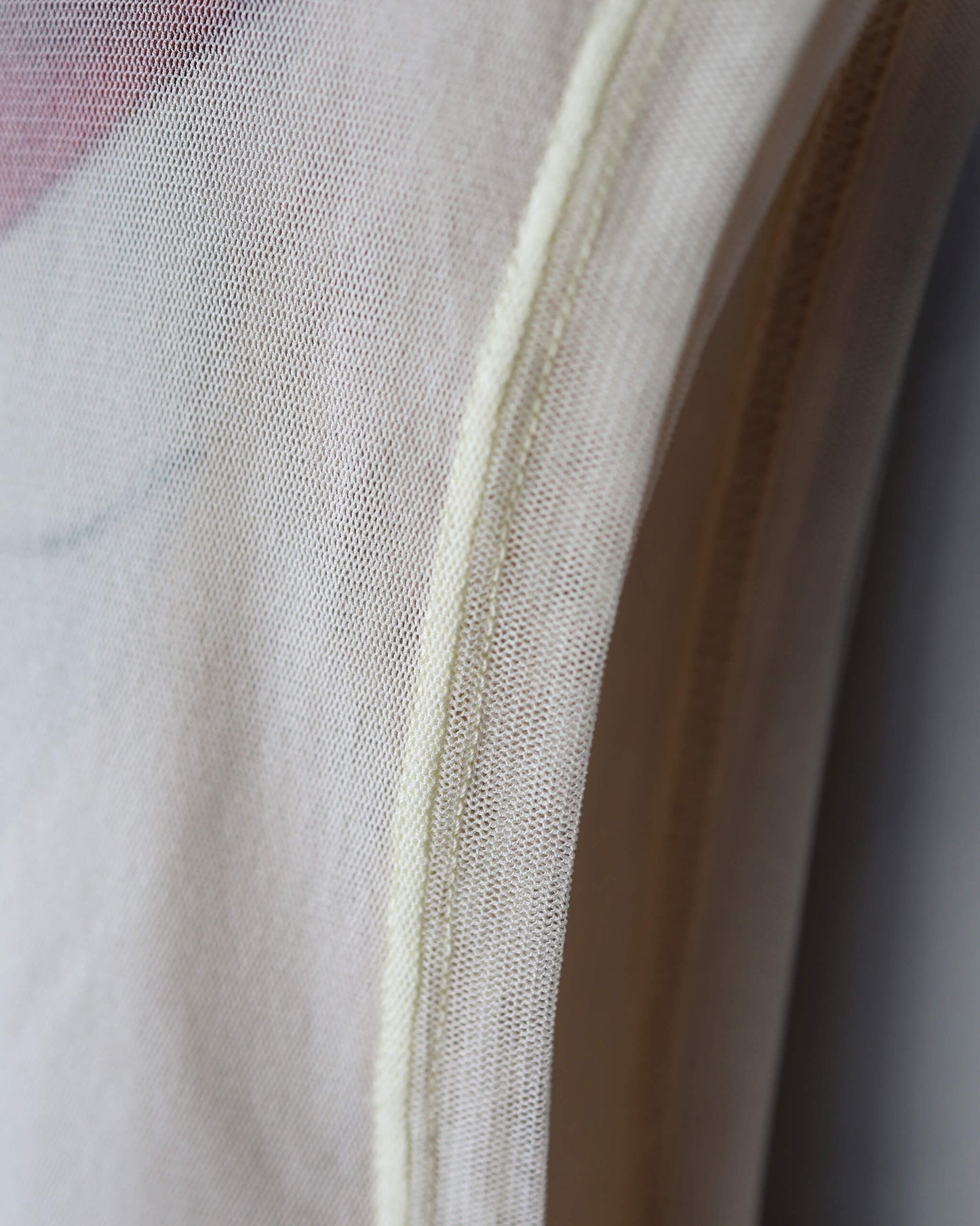 LAYERED TRANSFER TANK TOP "IVORY x BEIGE"