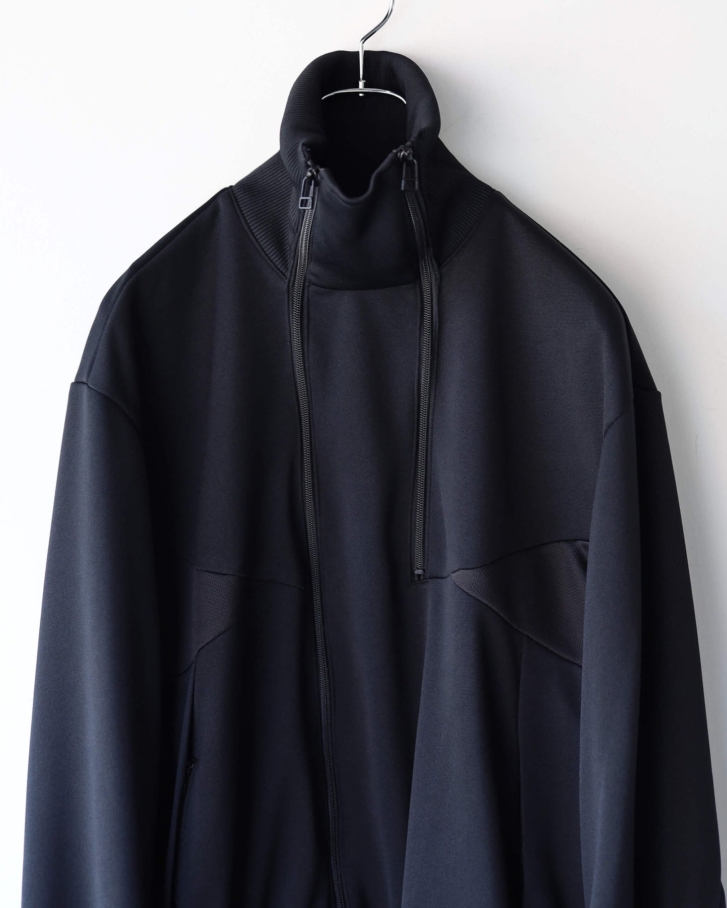 JERSEY TRACK JACKET "Bk"