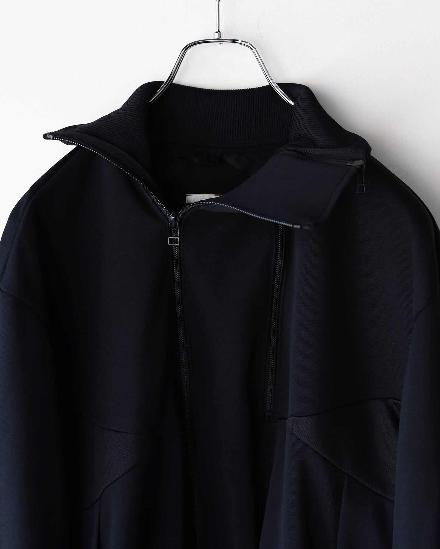JERSEY TRACK JACKET "Bk"