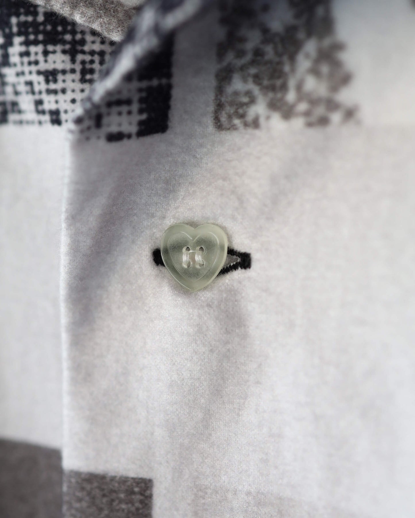 FLANNEL OPEN COLLAR SHIRT AGENT "GREY"