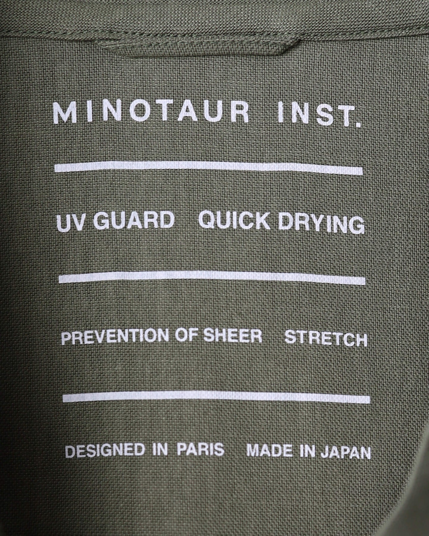 S/S CREW SHIRTS "OLIVE"