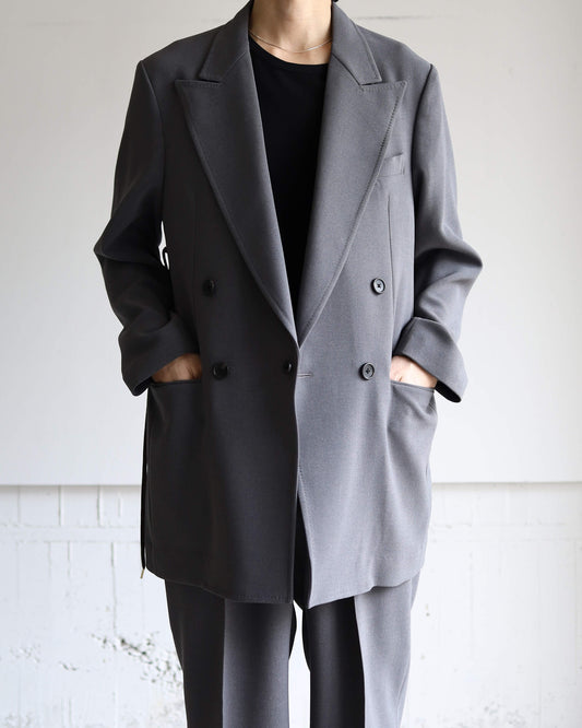 DOUBLE BREASTED LONG JACKET "CHANEZUMI"