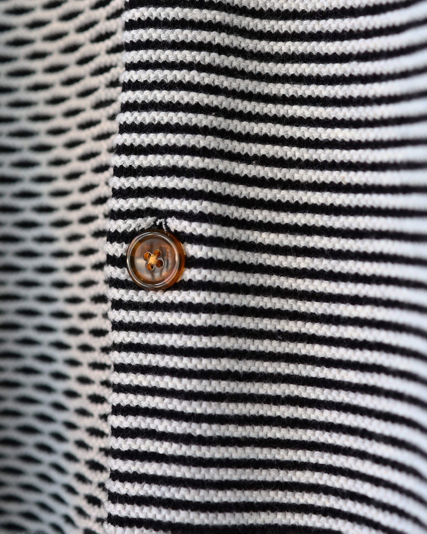 MULTI KNIT SHIRT JACKET "BLACK"