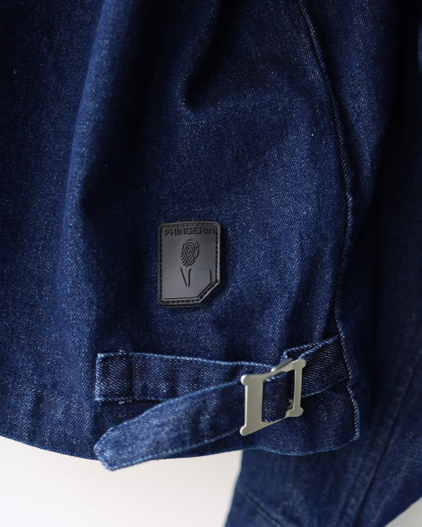ZIP DENIM WORK JACKET "NAVY"