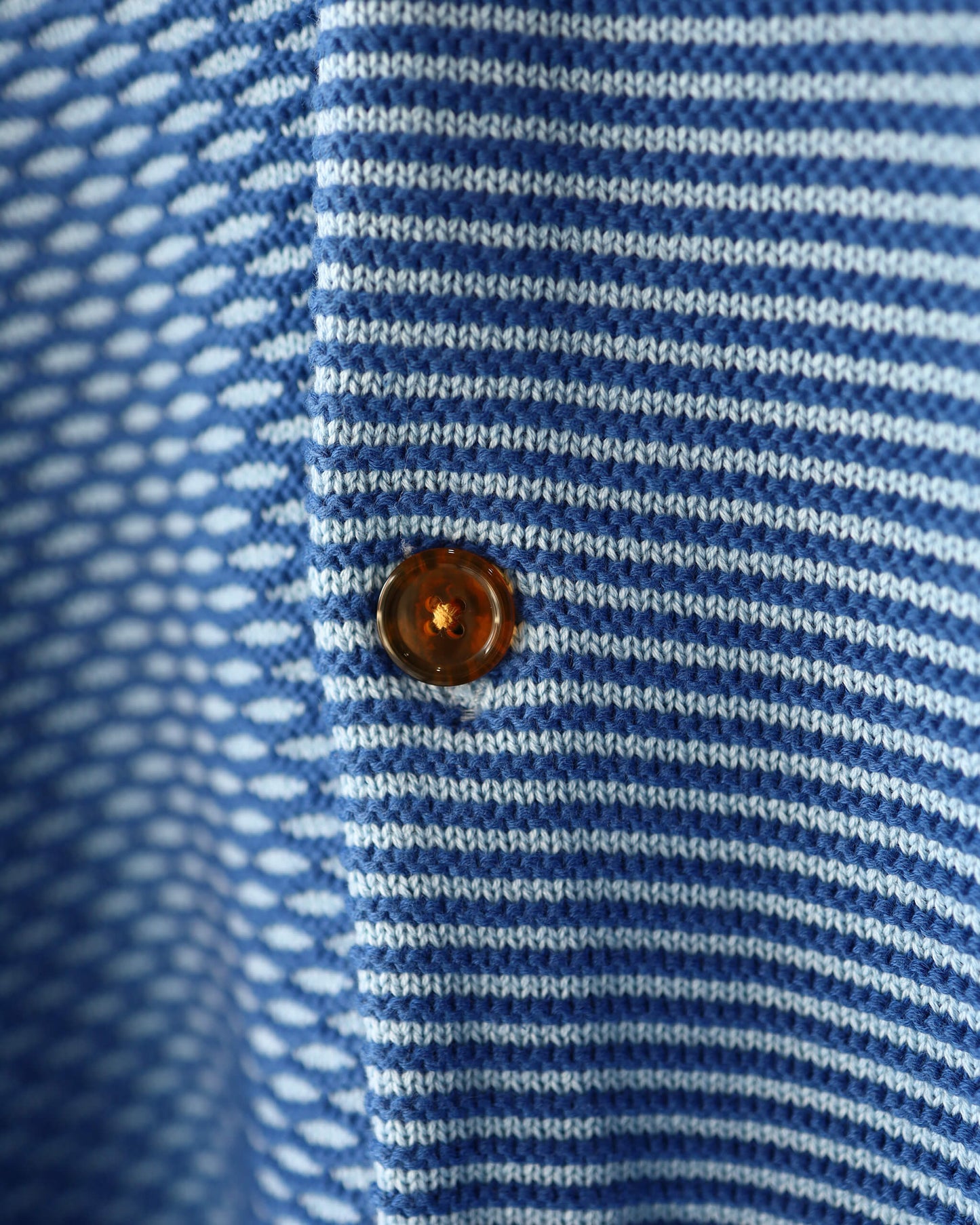 MULTI KNIT SHIRT JACKET "BLUE"