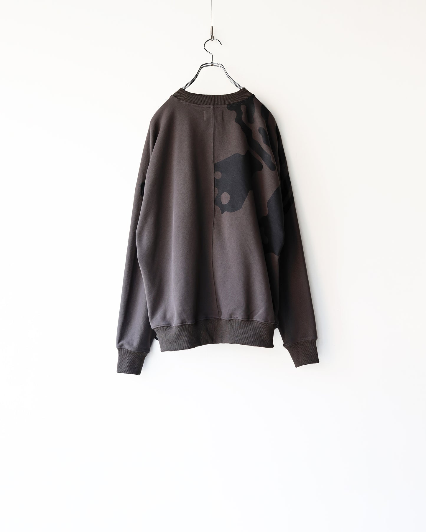 MONO SEAM SWEAT SHIRT "CHARCOAL"
