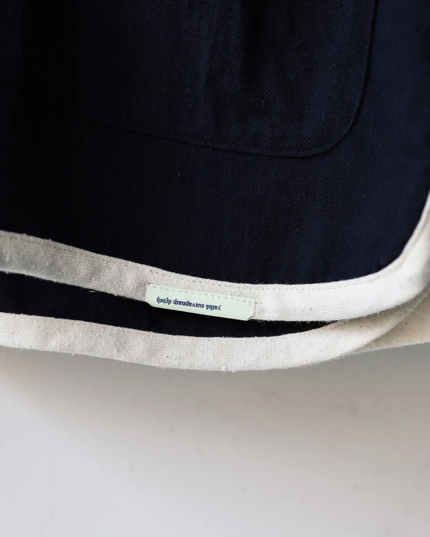 "kung-fu" pajama #cotton silk nep viyella "black"