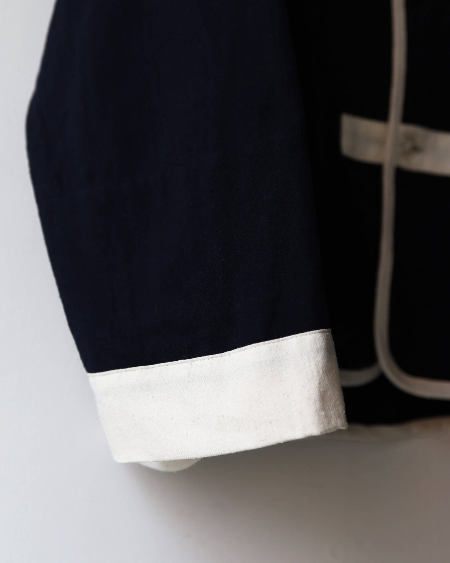 "kung-fu" pajama #cotton silk nep viyella "black"