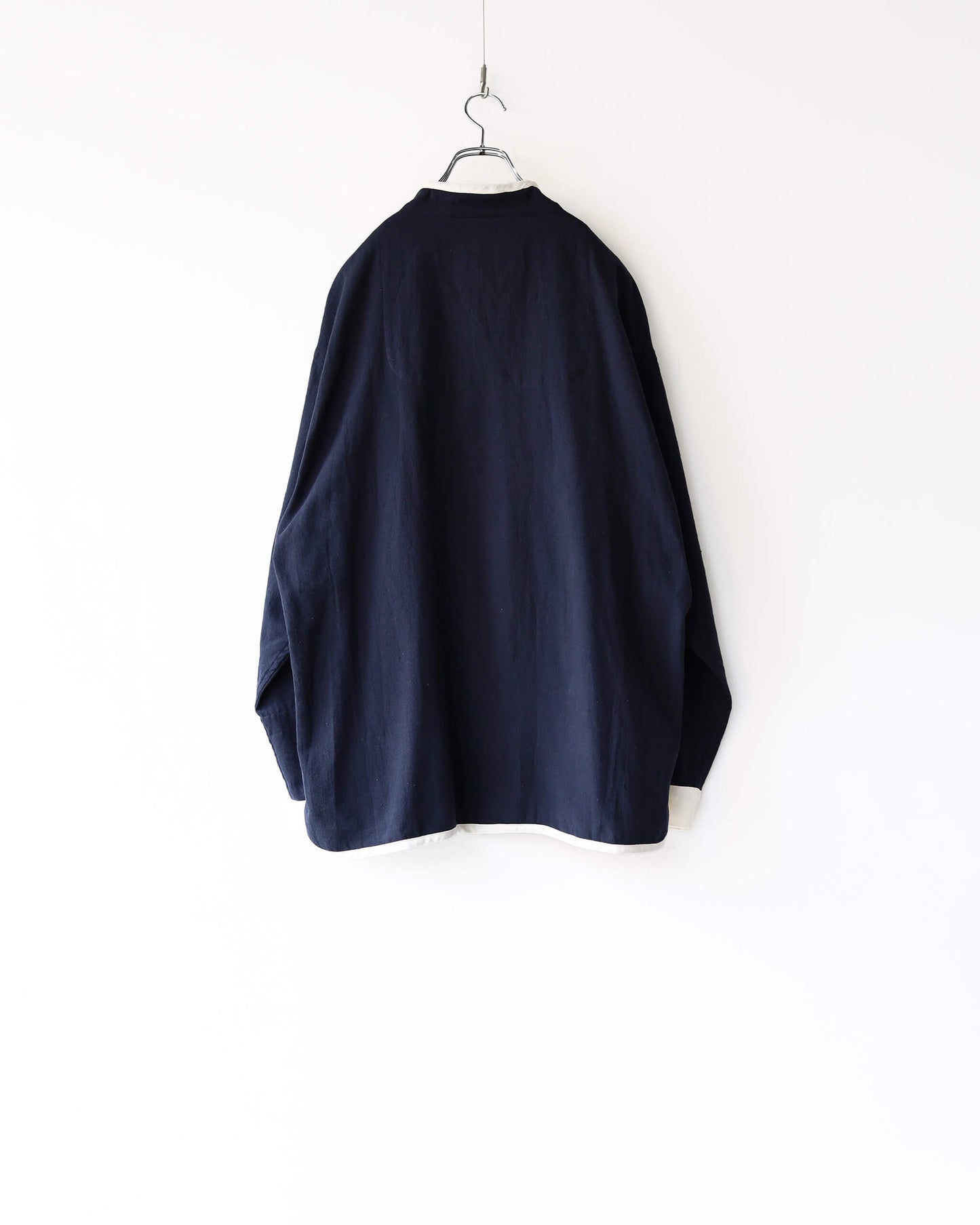"kung-fu" pajama #cotton silk nep viyella "black"