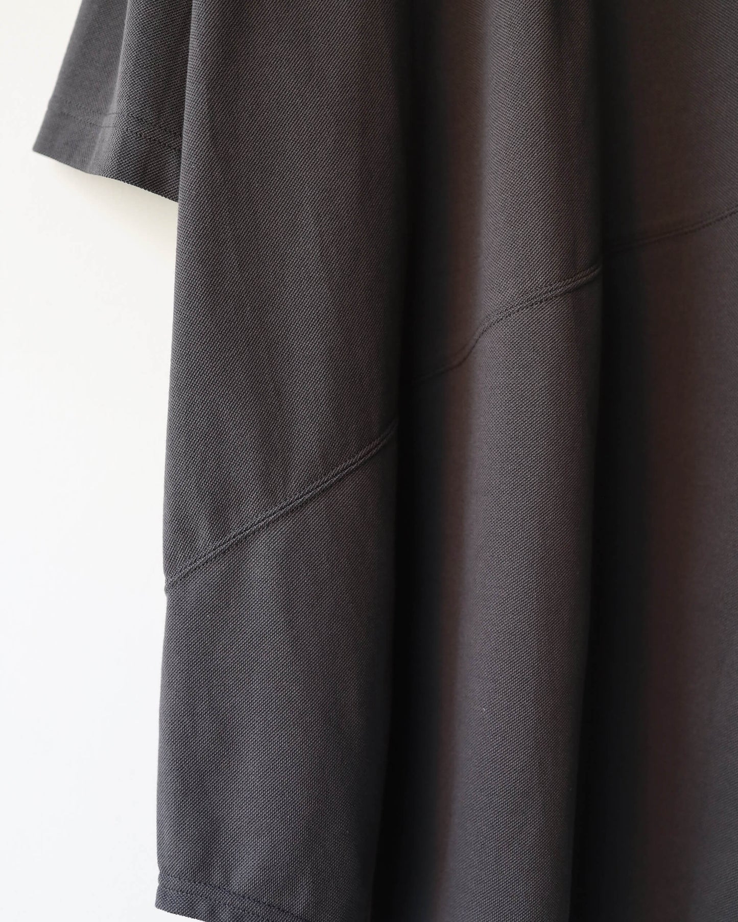 SPIRAL CUT POLO "Charcoal Black"