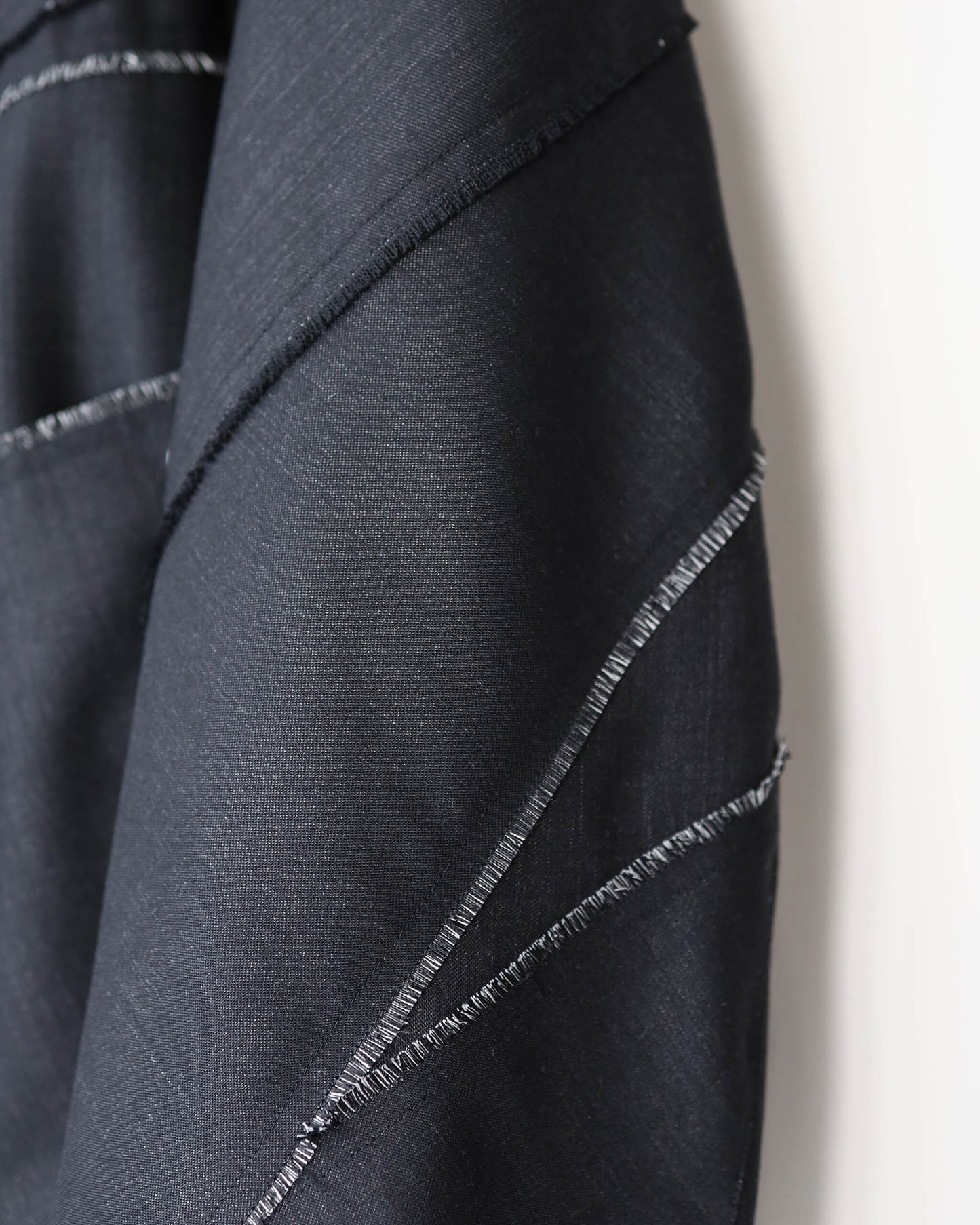 DENIM WOOL TRACK JACKET "Bk"