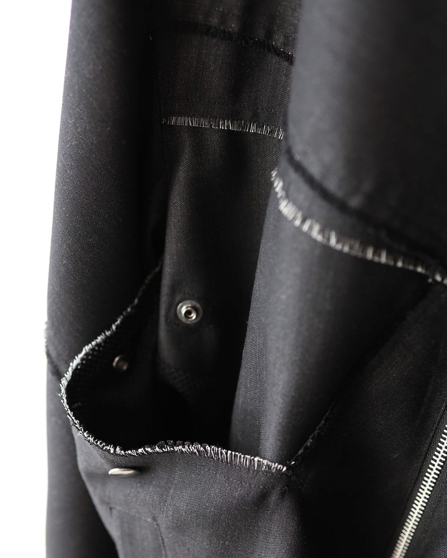 DENIM WOOL TRACK JACKET "Bk"