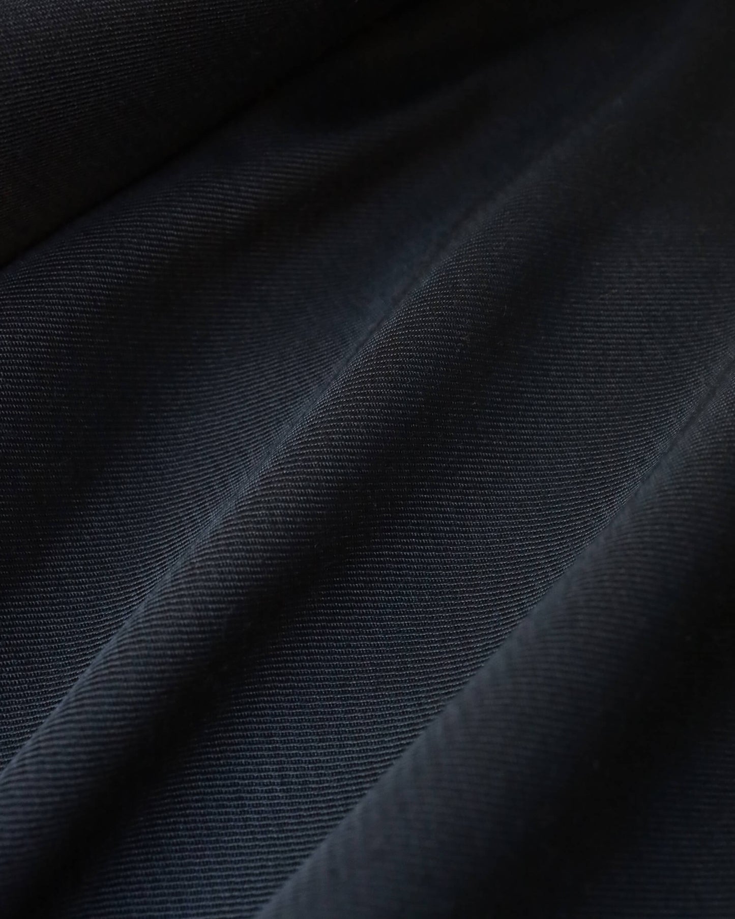 OPEN COLLAR SHIRT "BLACK"