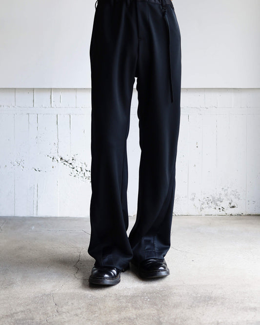 JERSEY TRACK PANTS "Bk"