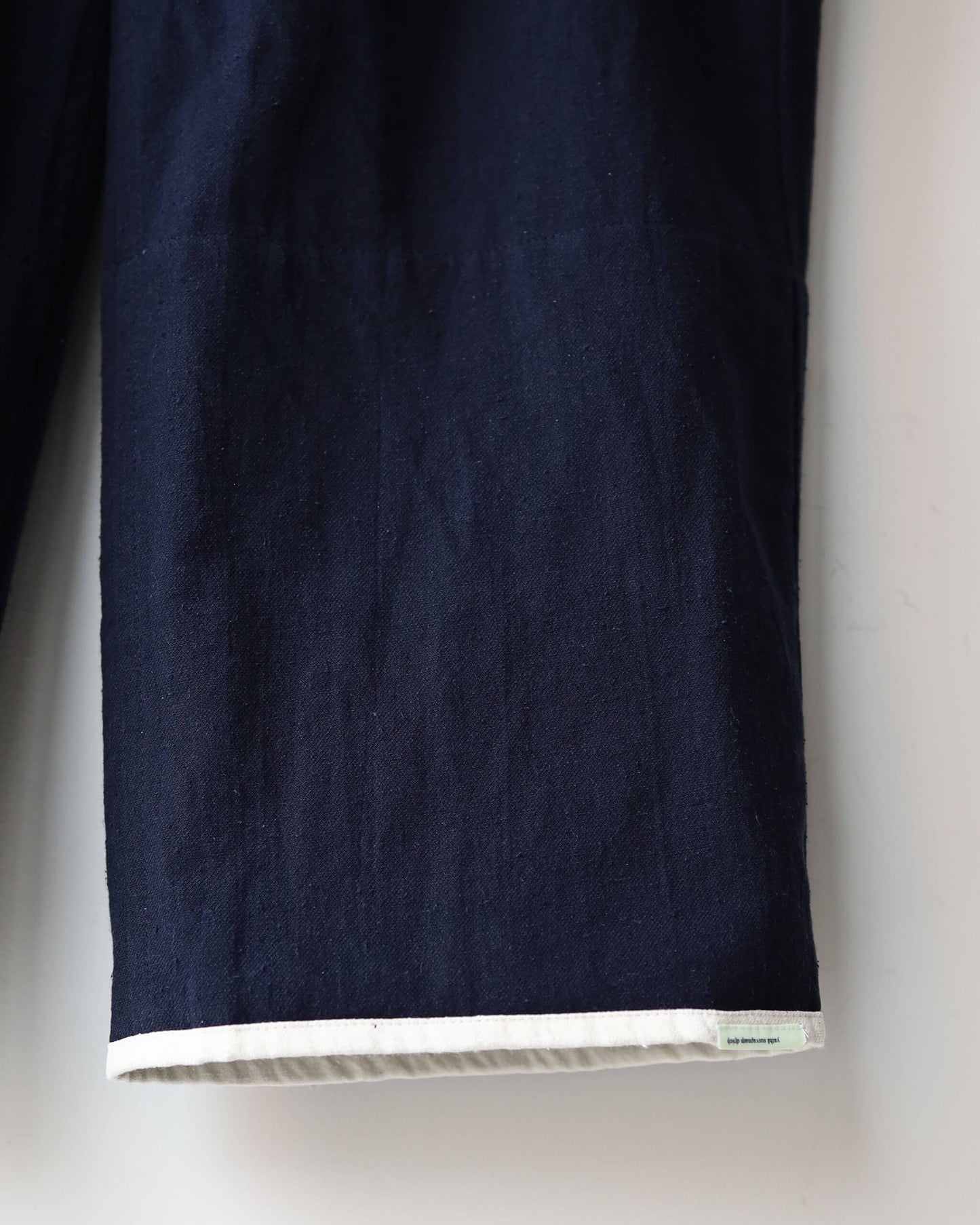 "kung-fu" pajama #cotton silk nep viyella "black"