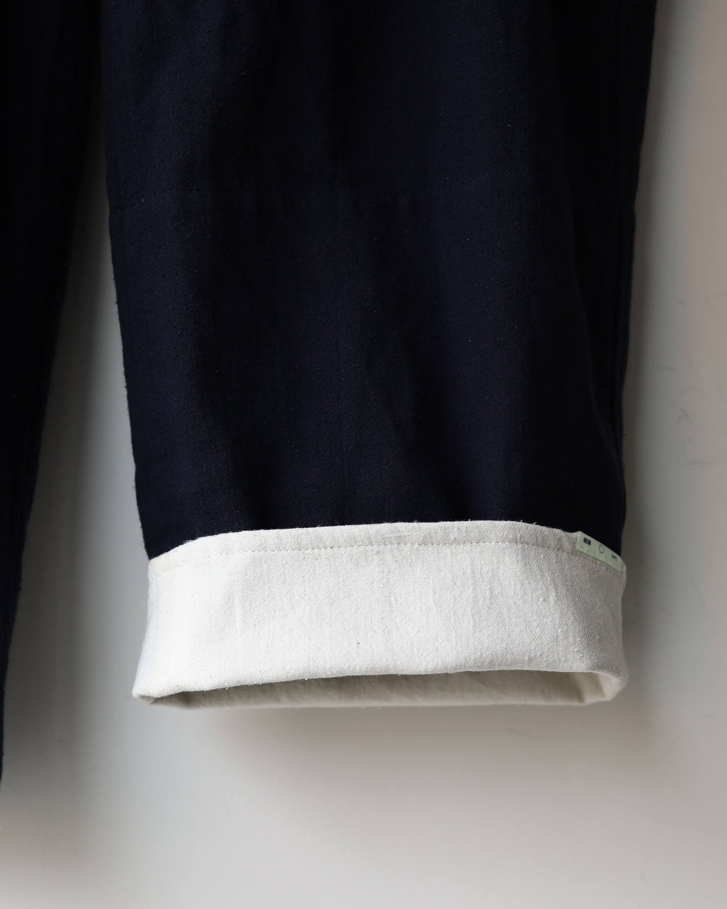 "kung-fu" pajama #cotton silk nep viyella "black"