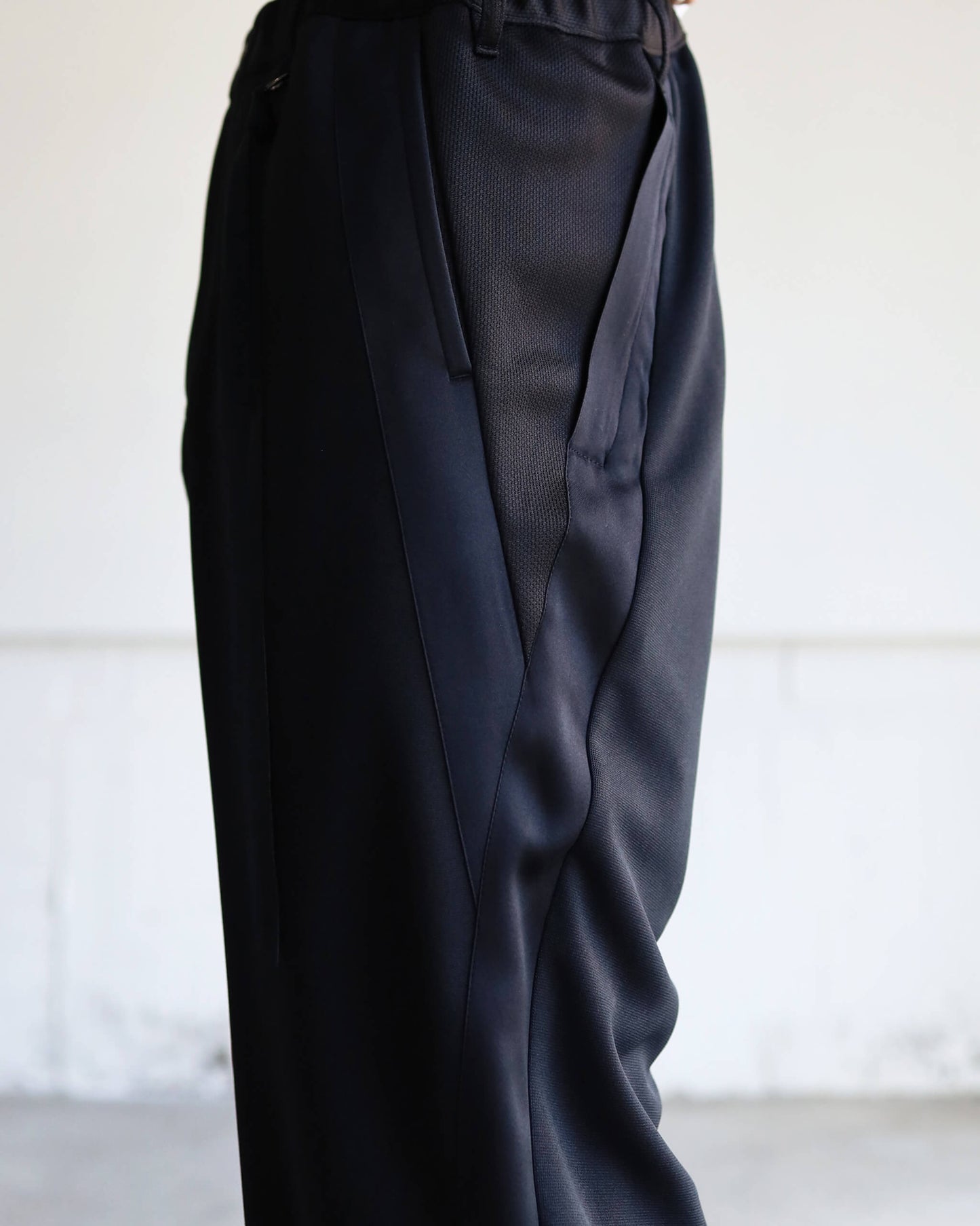 JERSEY TRACK PANTS "Bk"