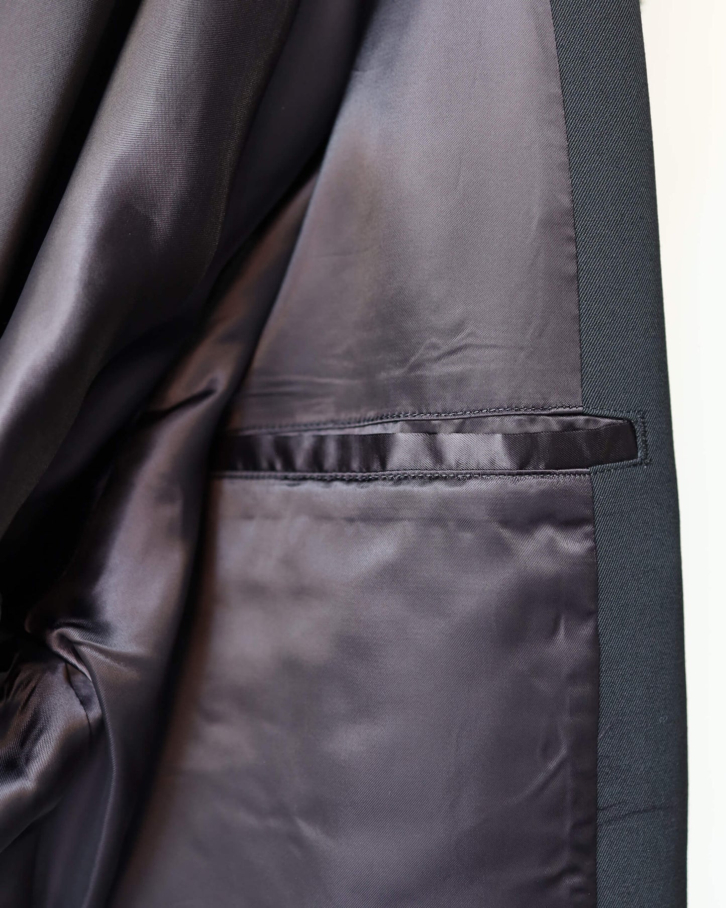 DOG EAR JACKET 2/60 WASHER WOOL GABARDINE "BLACK"