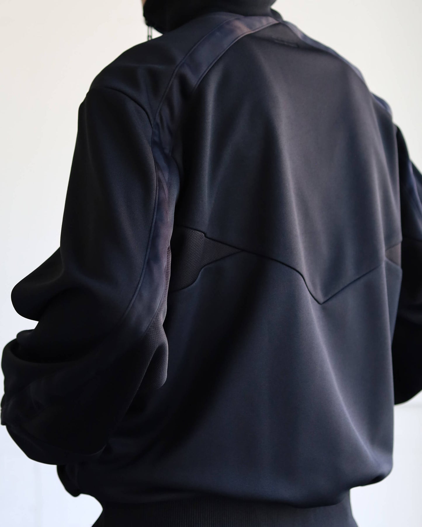 JERSEY TRACK JACKET "Bk"