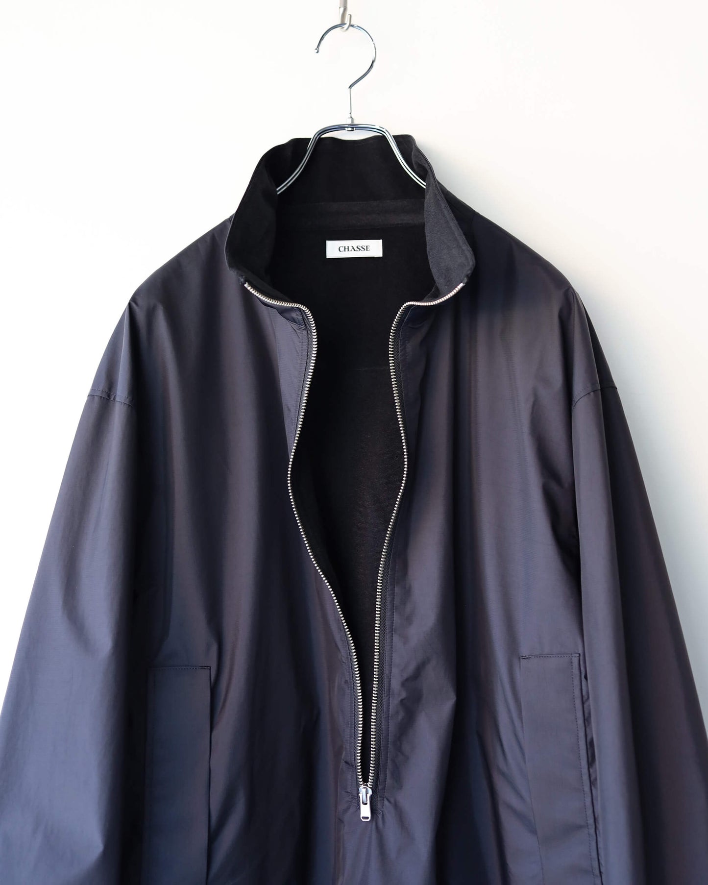QUARTER ZIP-3LW "Black"