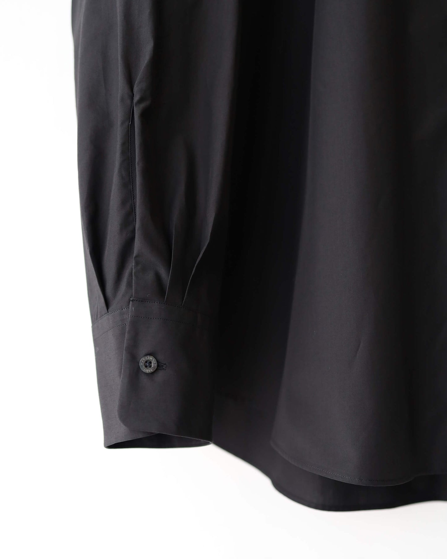 COMFORT FIT SHIRT ORGANIC GIZA TYPEWRITER-CLOTH "BLACK"
