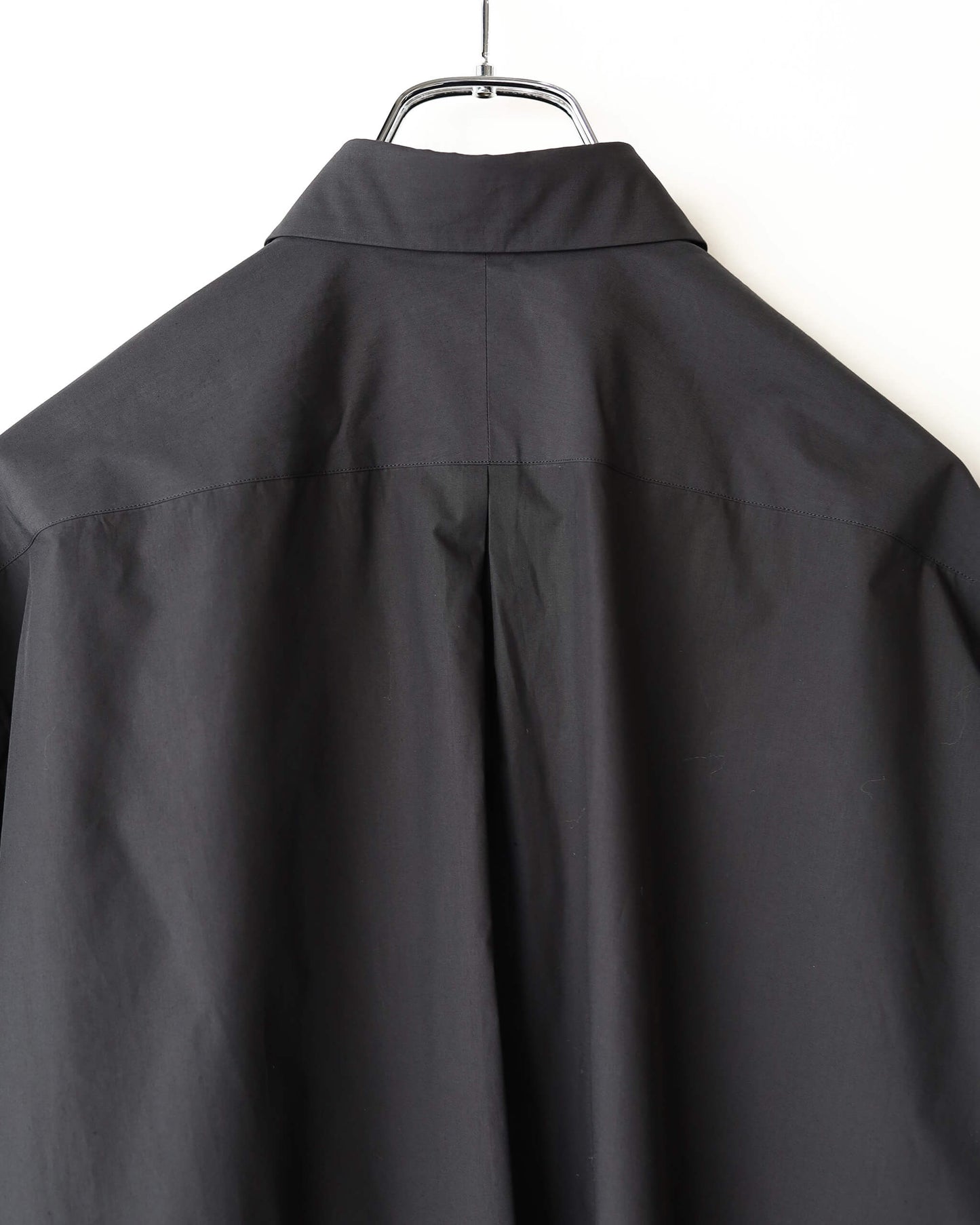 COMFORT FIT SHIRT ORGANIC GIZA TYPEWRITER-CLOTH "BLACK"