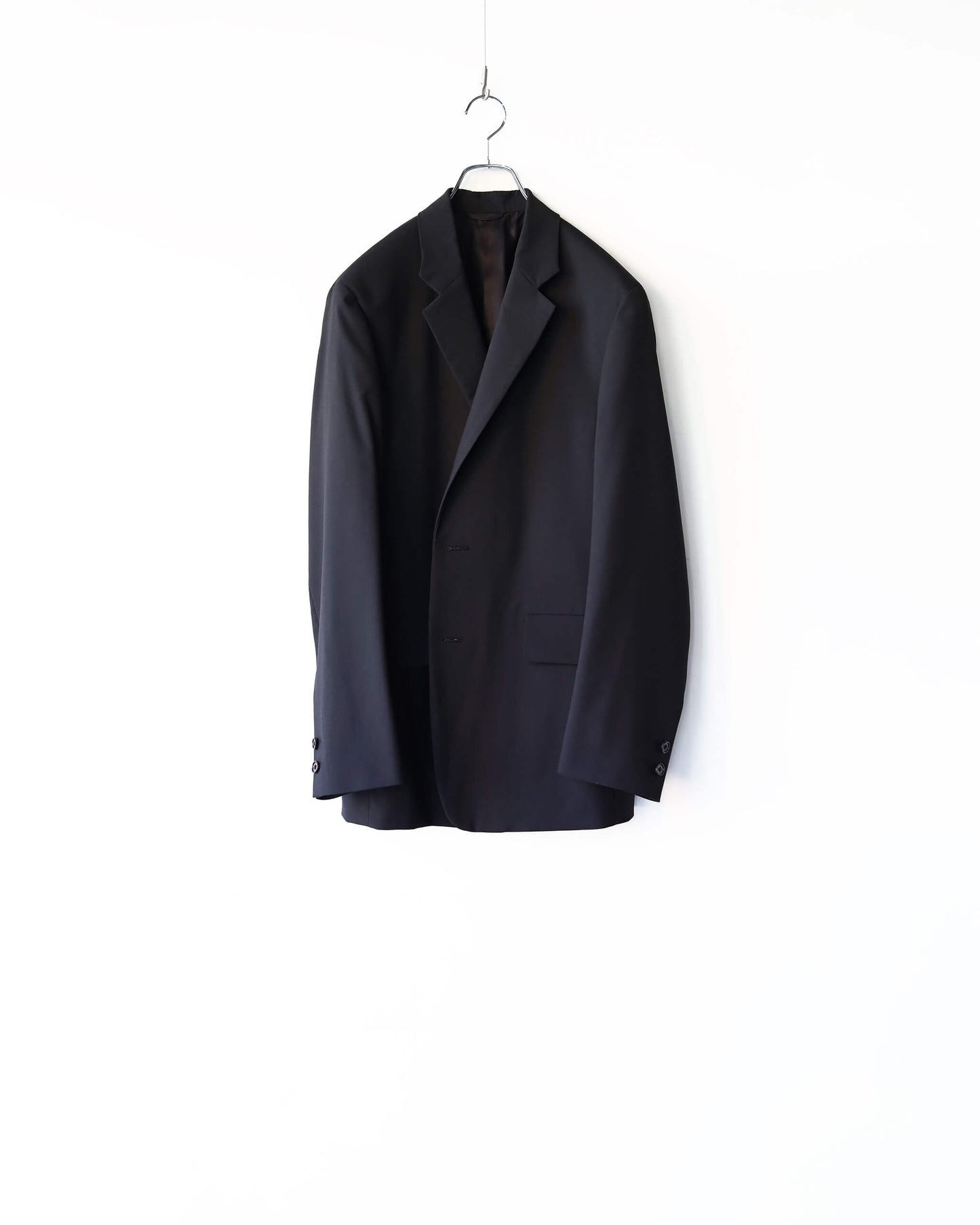 SPORTS COAT ORGANIC WOOL 2/80 TROPICAL "BLACK"
