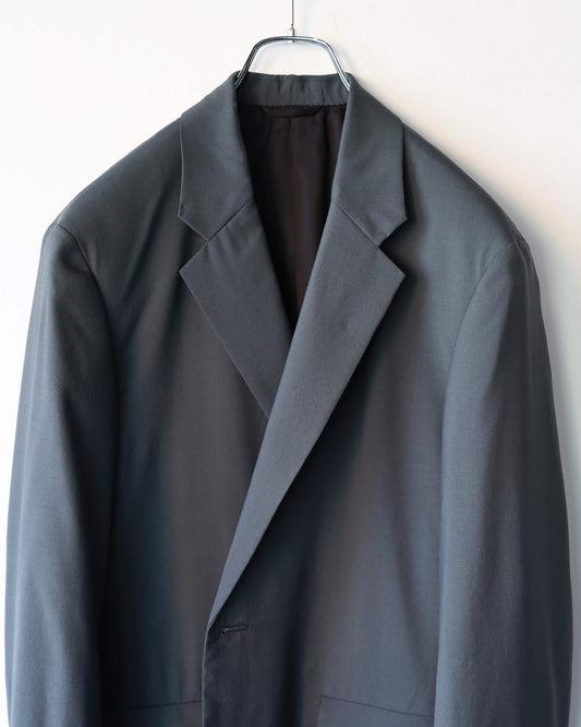 SPORTS COAT ORGANIC WOOL 2/80 TROPICAL "CHARCOAL"