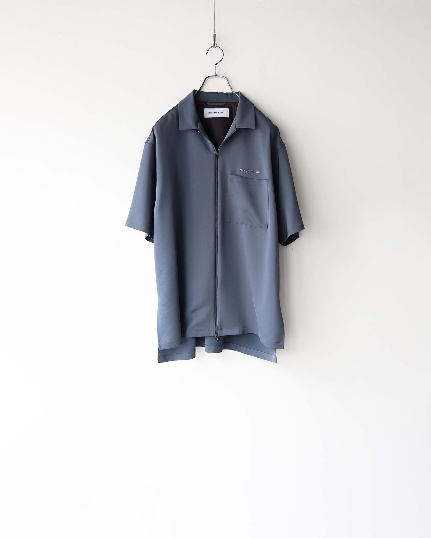 TS ZIP SHIRTS "GRAY"