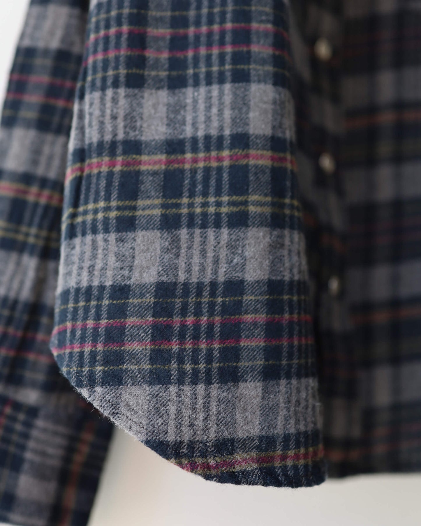 WESTERN SHIRTS SKIRT "NAVY × YELLOW CHECK"