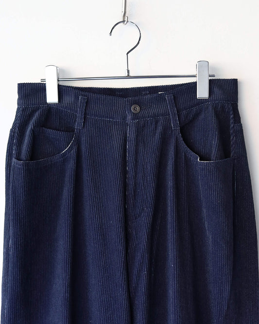 INDIGO CORDUROY ASHLEY PANTS "INDIGO"