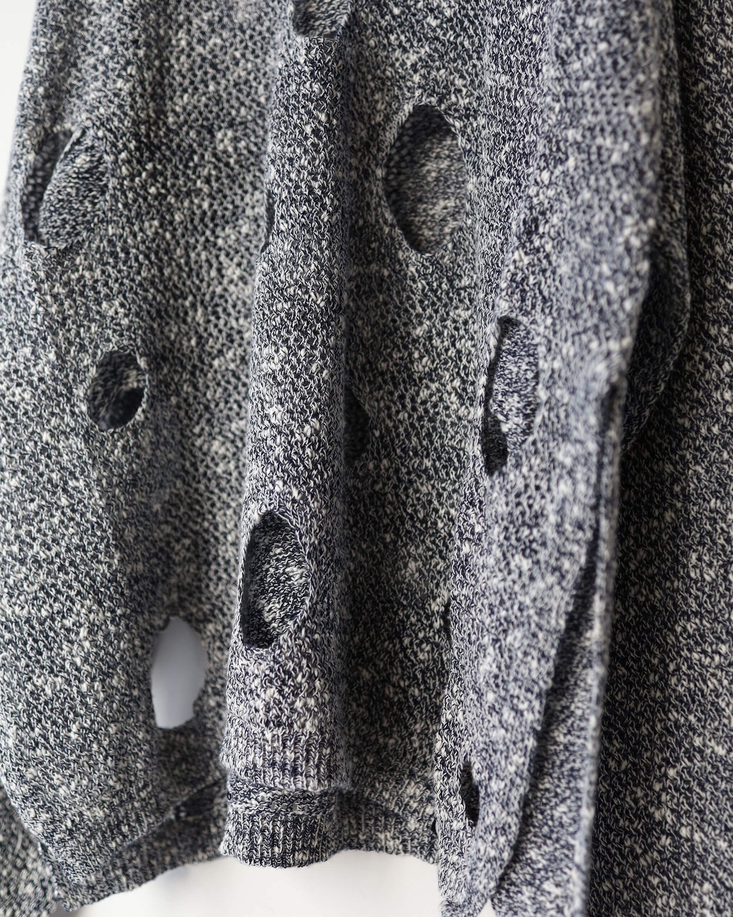 HOLE KNIT SKIPPER "NAVY"