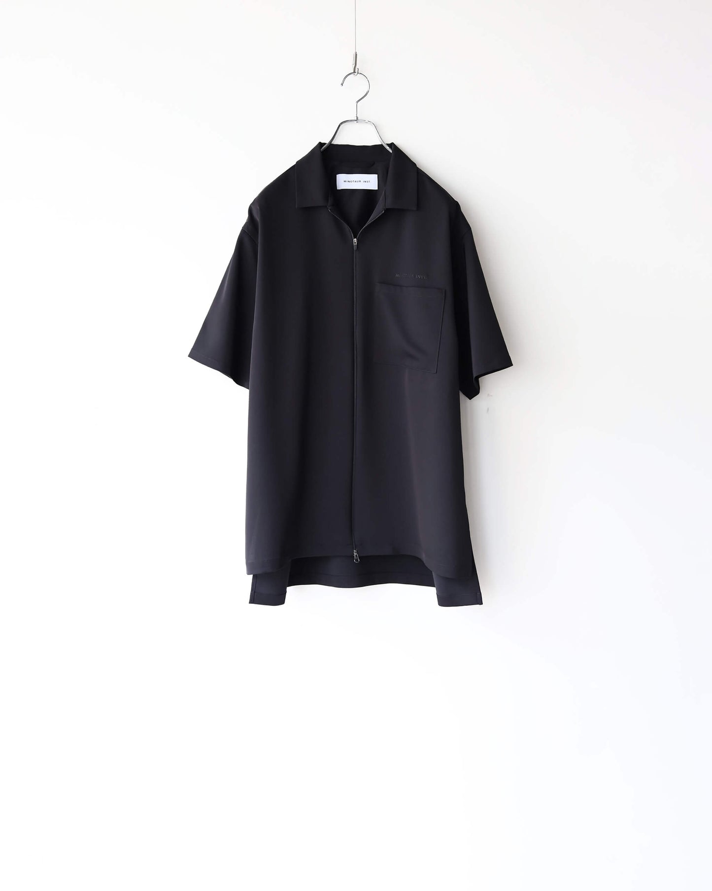 TS ZIP SHIRTS "BLACK"