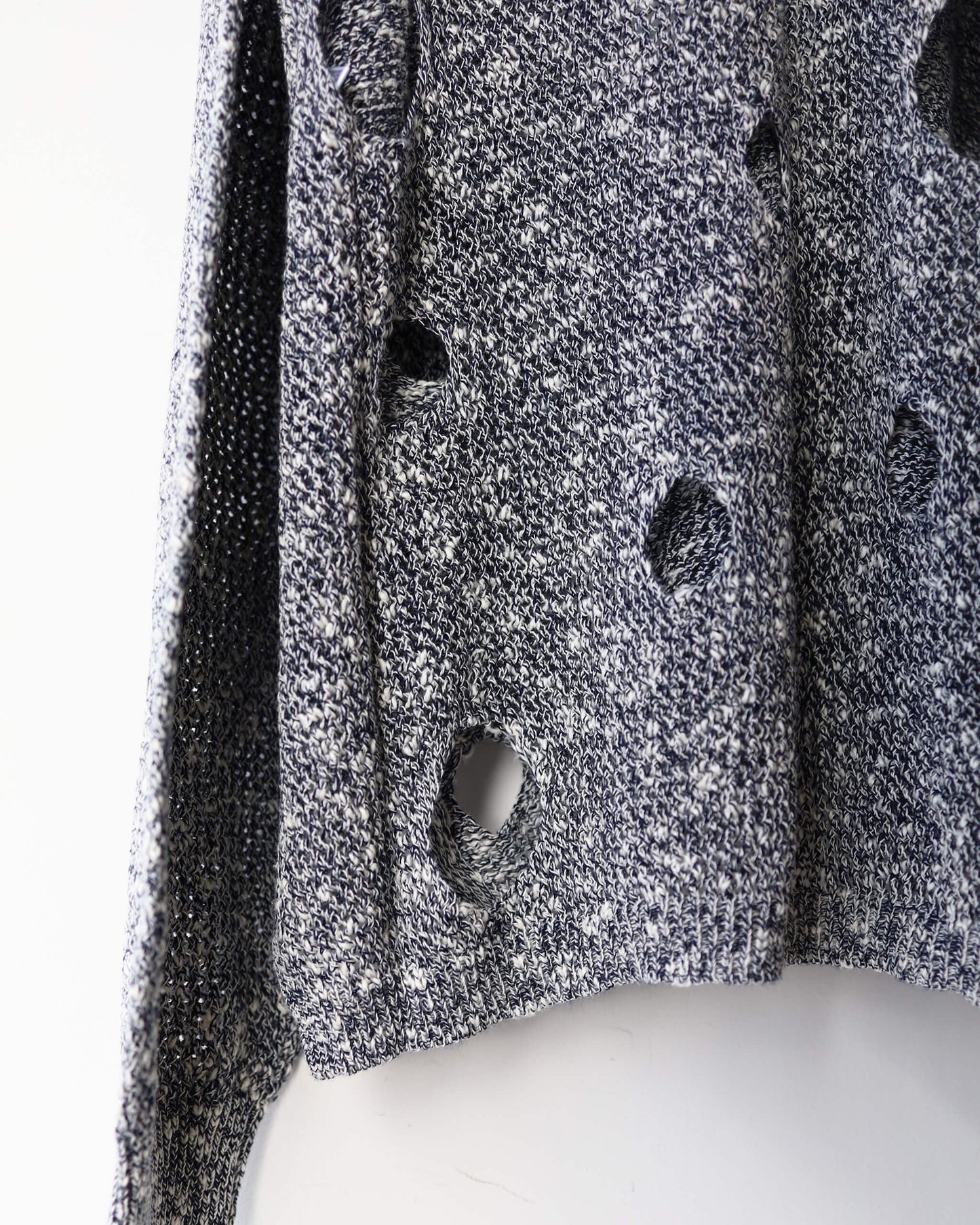 HOLE KNIT SKIPPER "NAVY"