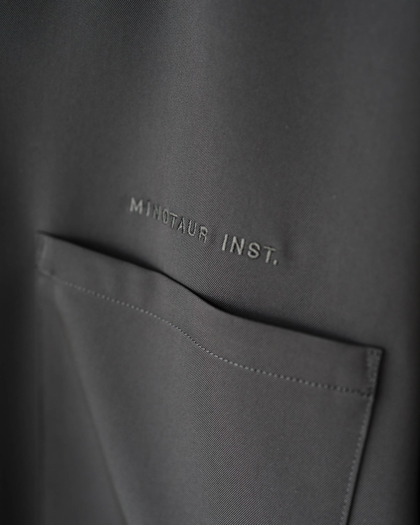 TS ZIP SHIRTS "BLACK"