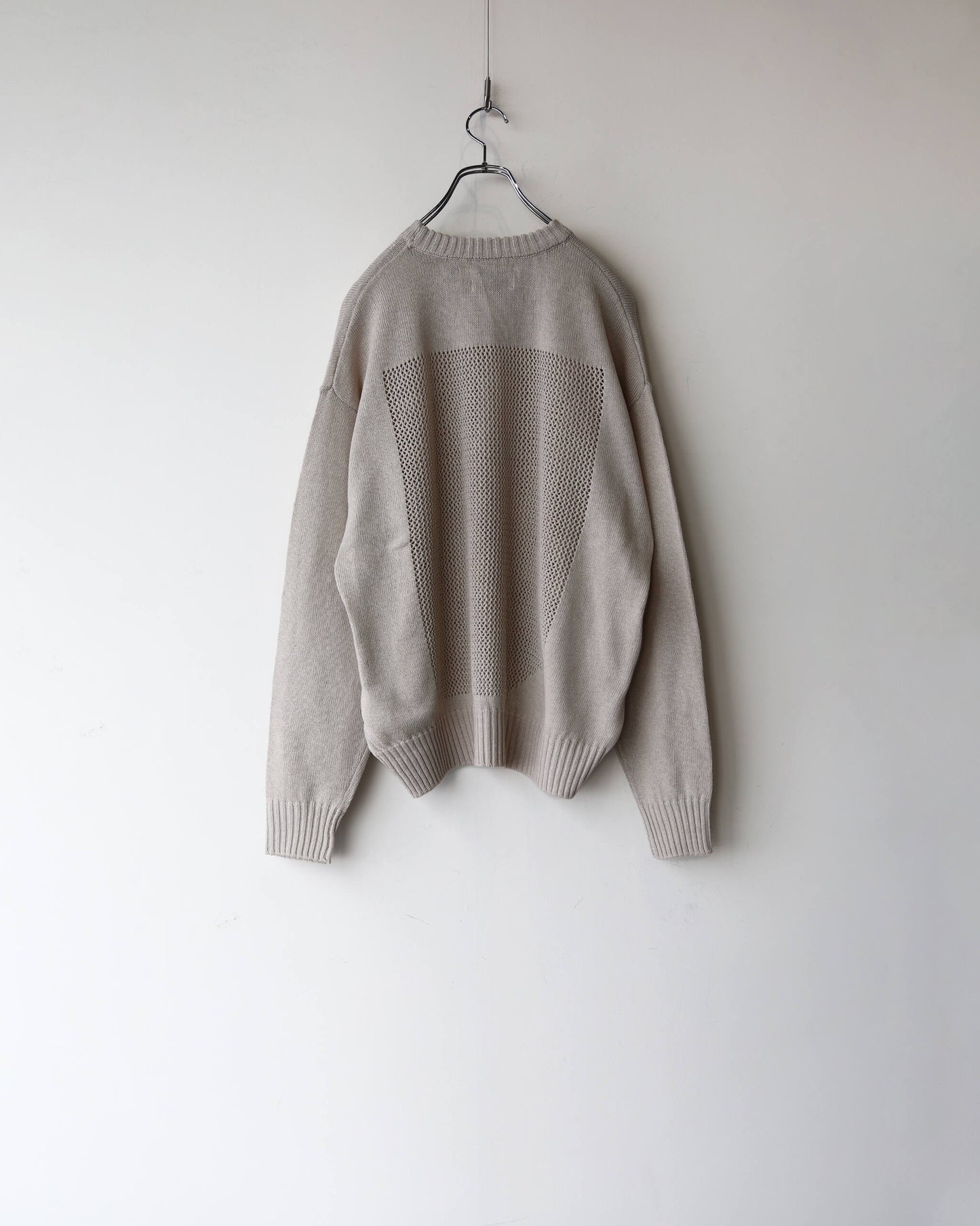 WINDOW WEB SWEATER "IVORY"