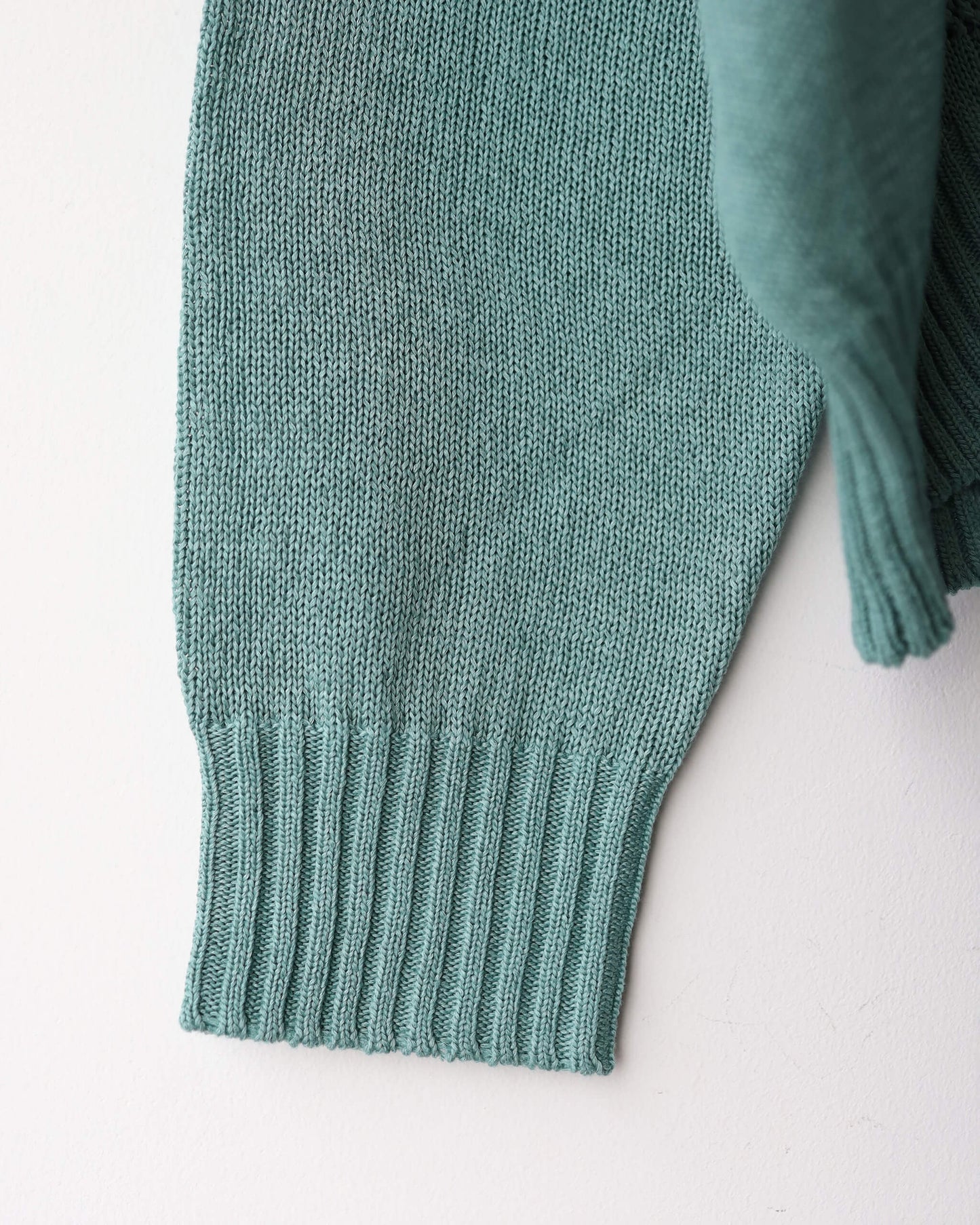 WINDOW WEB SWEATER "MOSS MINT"