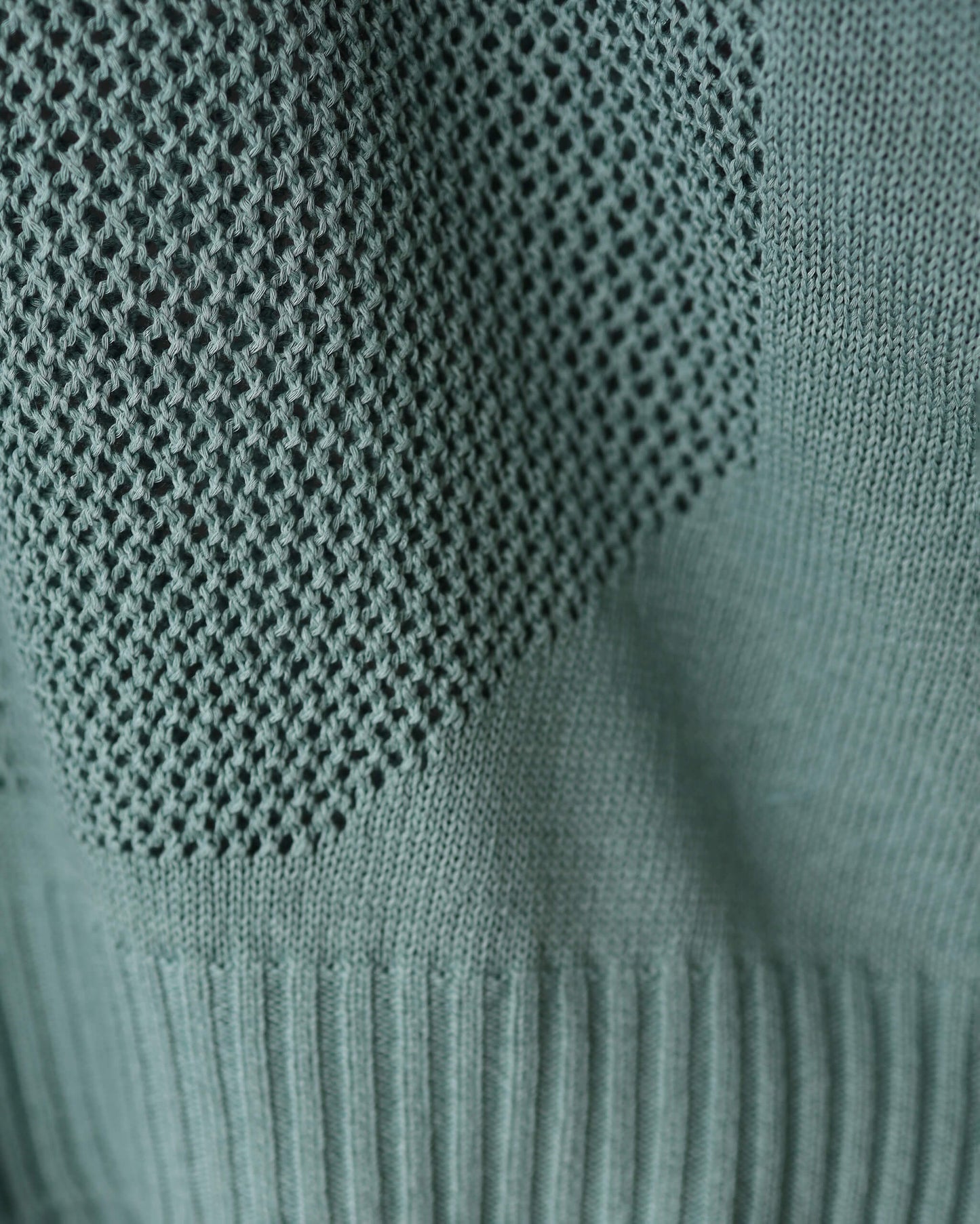 WINDOW WEB SWEATER "MOSS MINT"