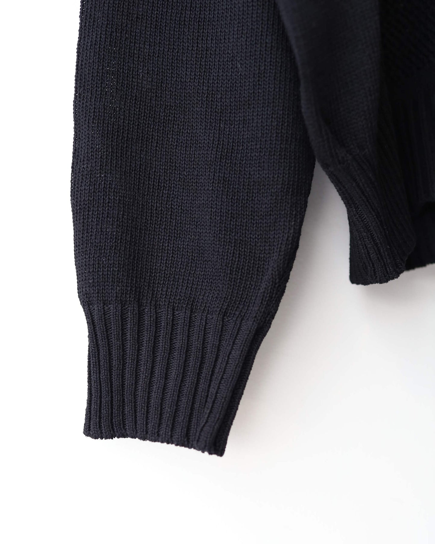 WINDOW WEB SWEATER "BLACK"