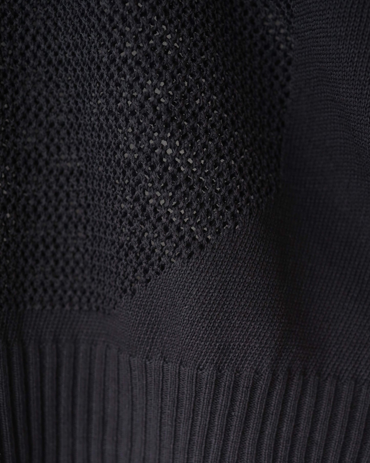 WINDOW WEB SWEATER "BLACK"