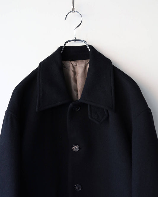 SOUTIEN COLLAR LONG SLEEVE COAT "Black"