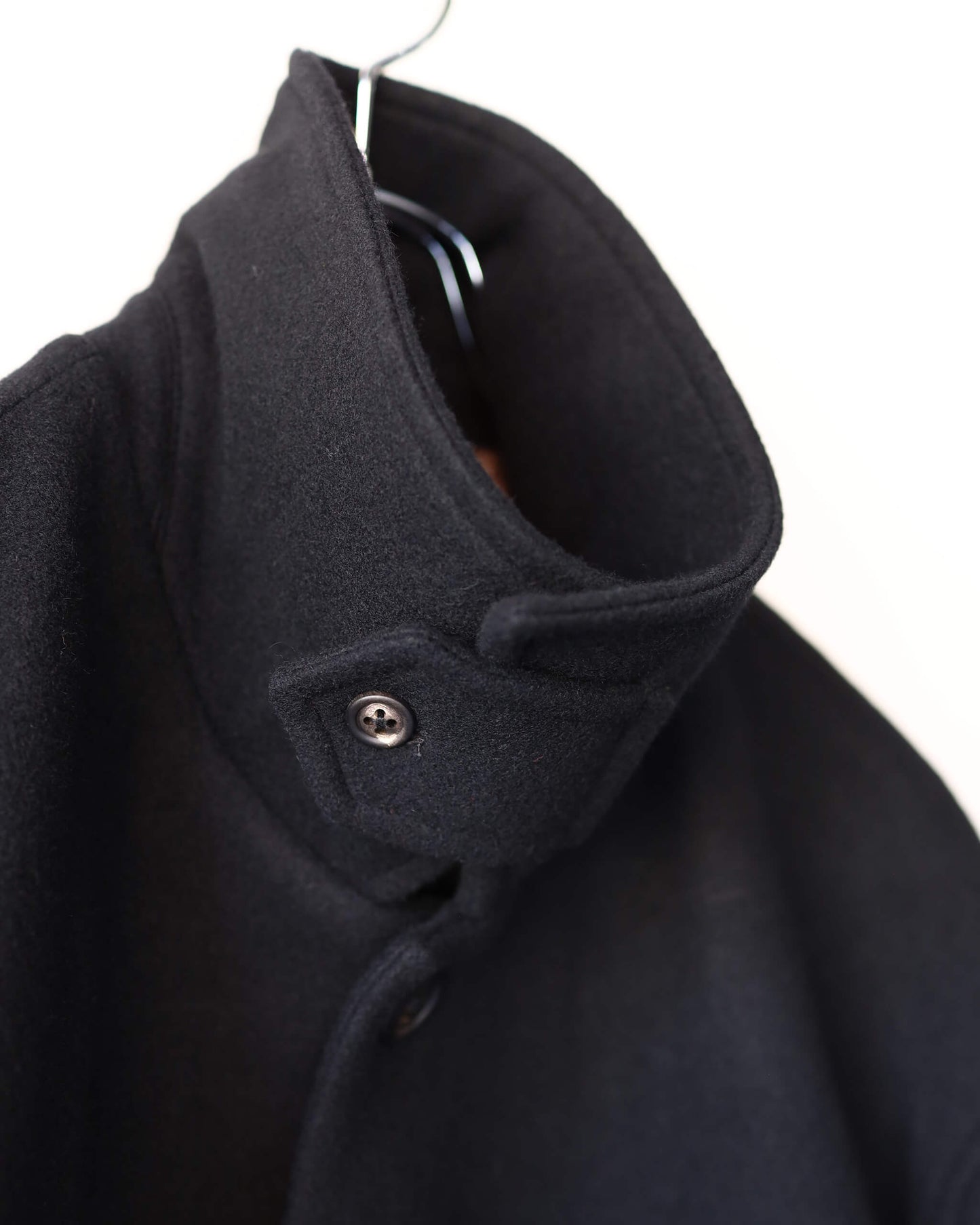 SOUTIEN COLLAR LONG SLEEVE COAT "Black"