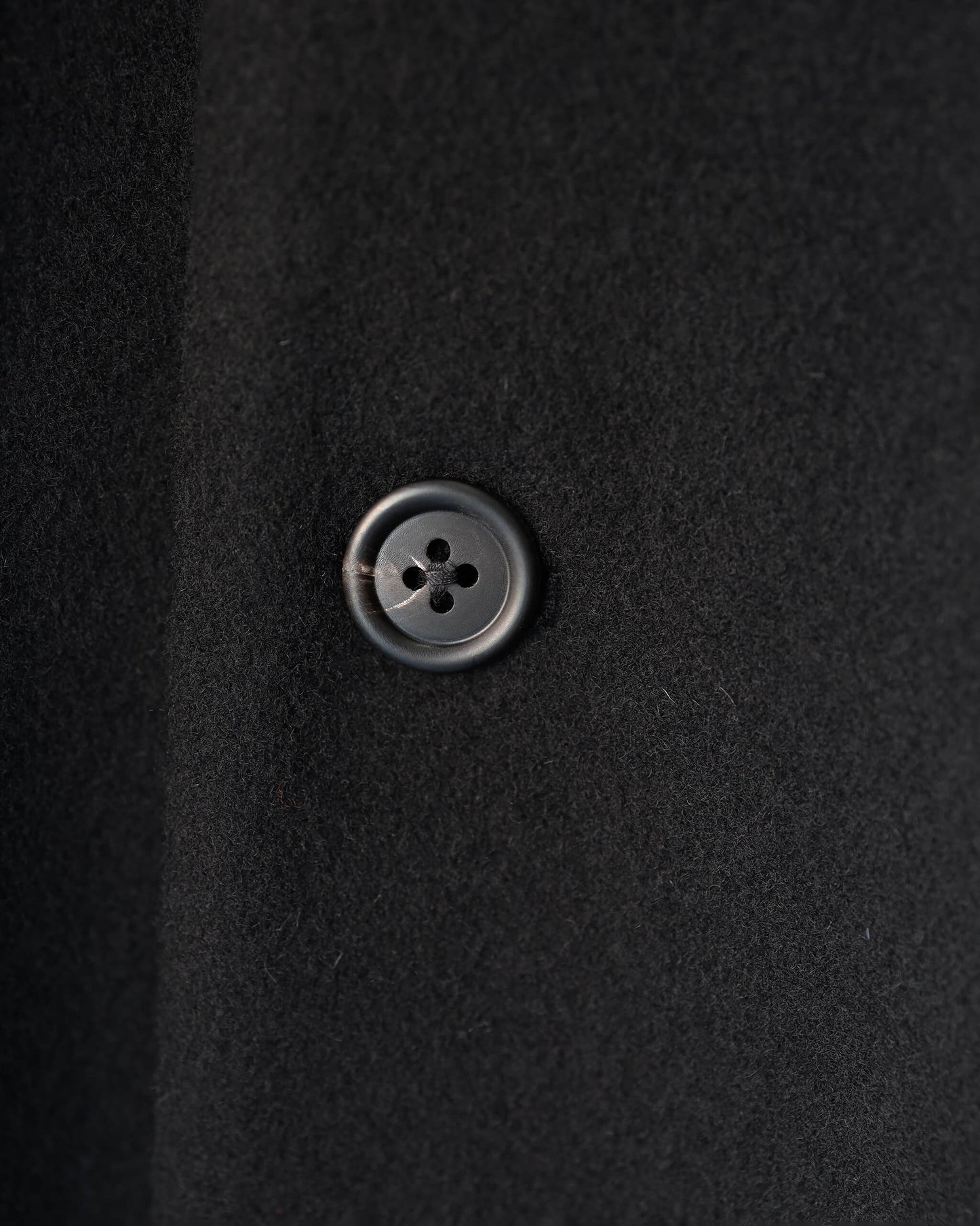 SOUTIEN COLLAR LONG SLEEVE COAT "Black"