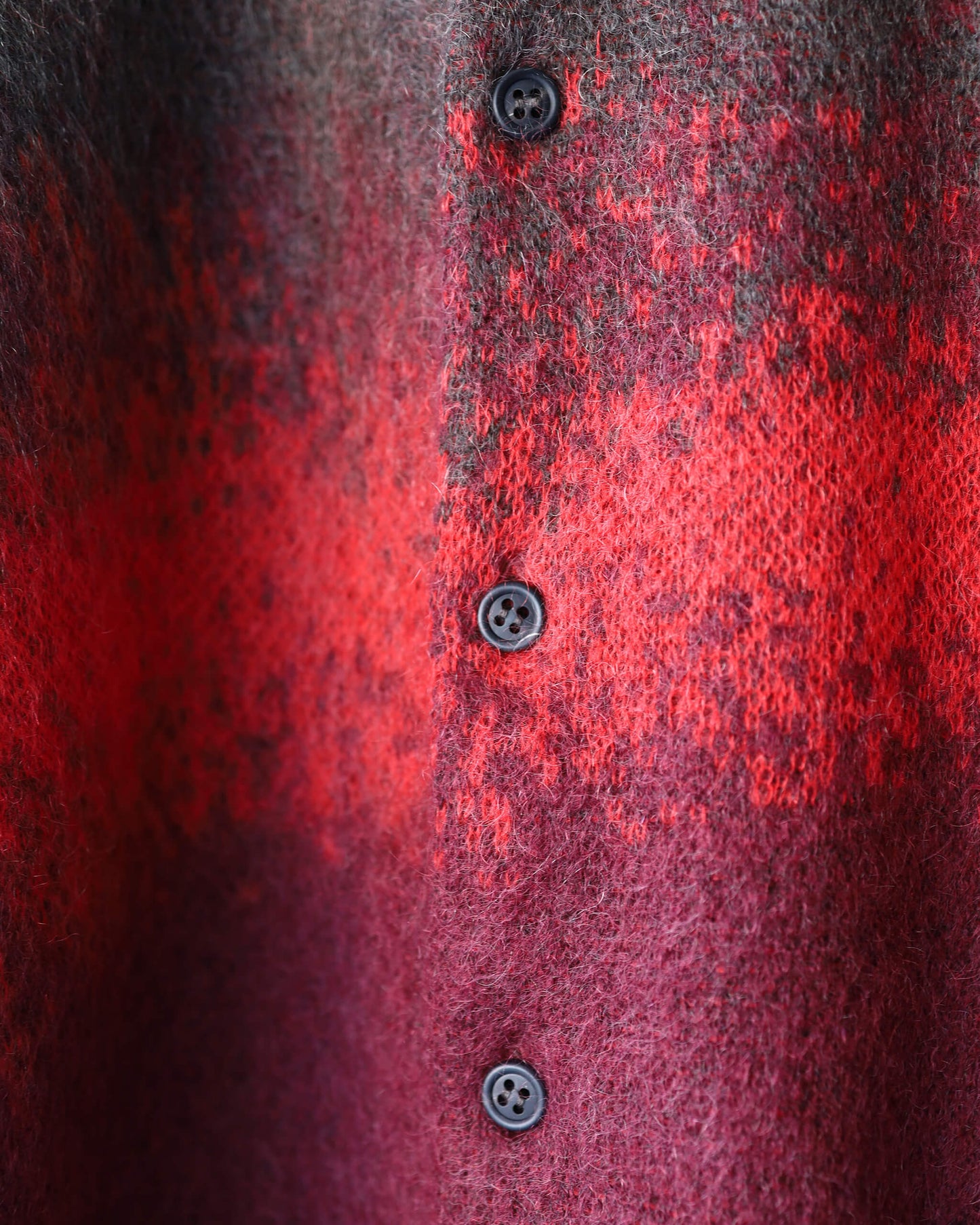 JACQUARD CARDIGAN "Brown Red"
