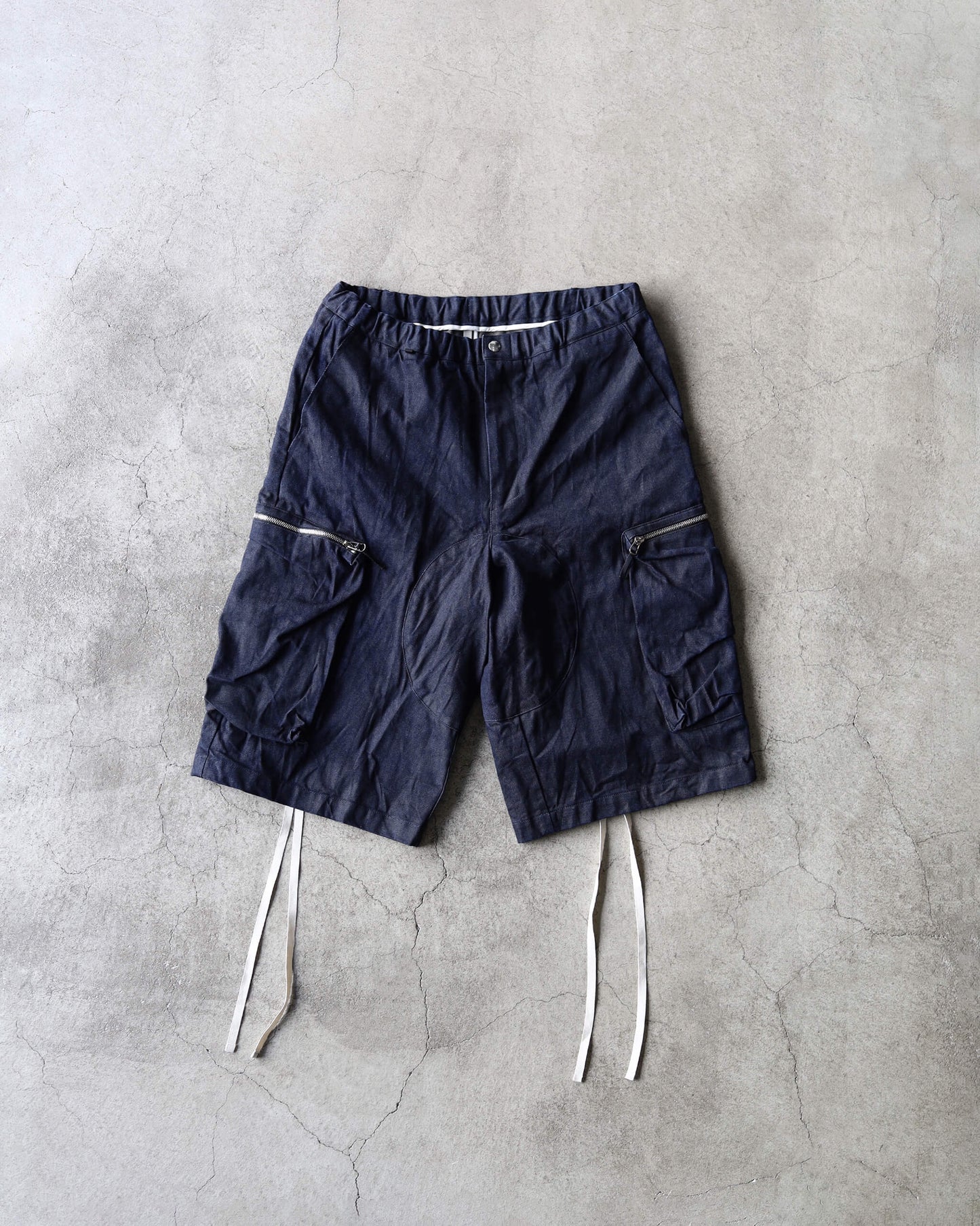 DENIM CARGO SHORTS "KURE"