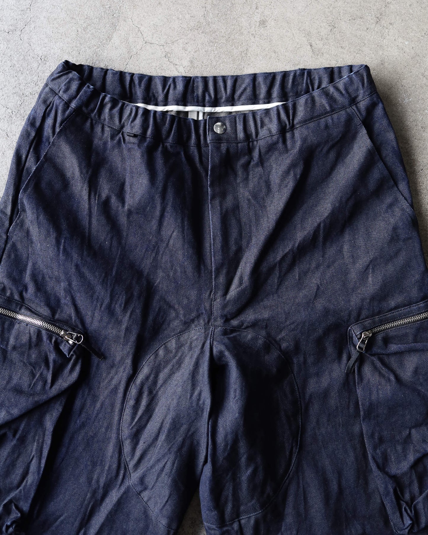 DENIM CARGO SHORTS "KURE"