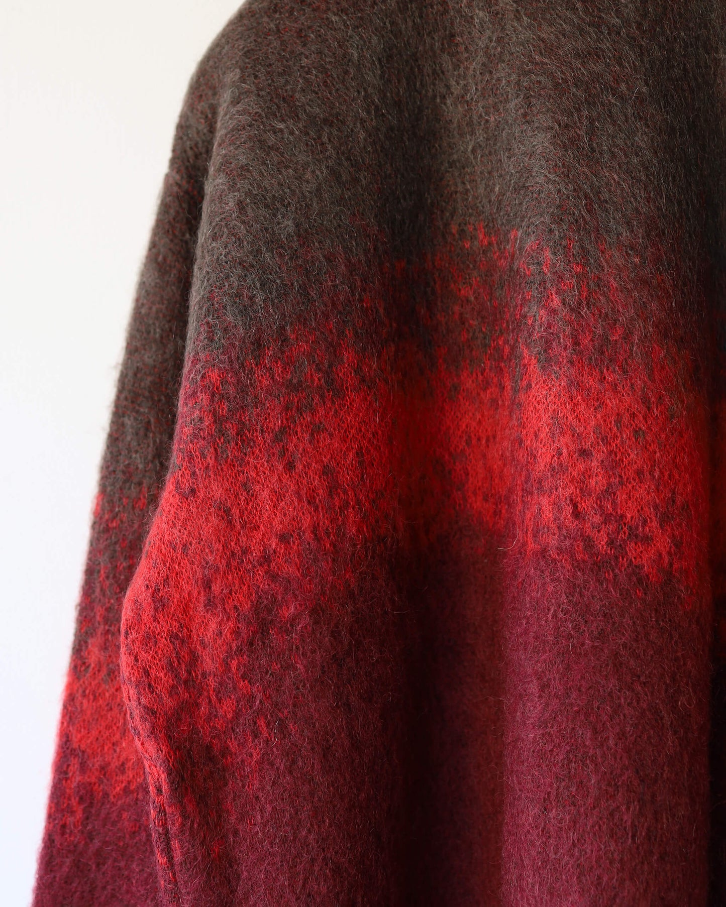 JACQUARD CARDIGAN "Brown Red"
