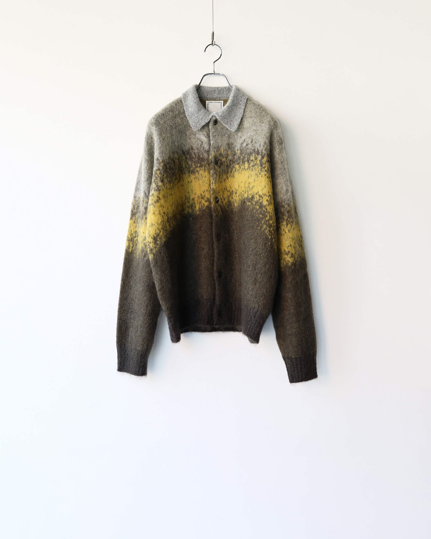 JACQUARD CARDIGAN "Grey Musterd"